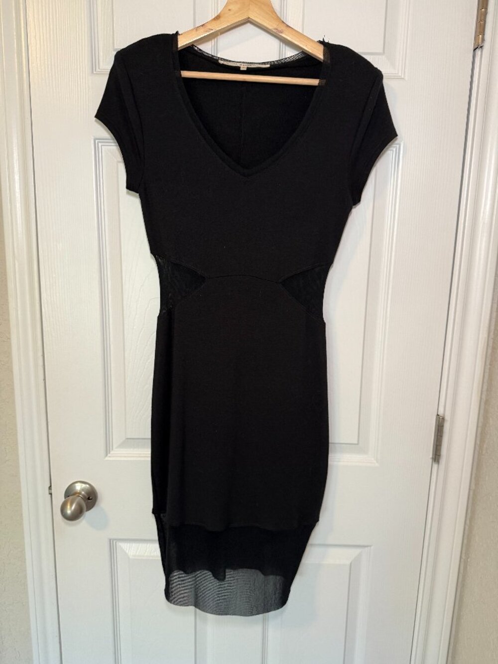 RACHEL Rachel Roy mesh cutout bodycon dress